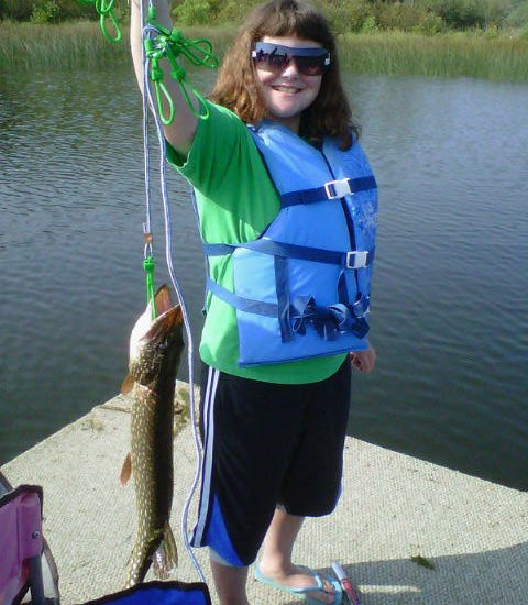 Brianna & her big fish