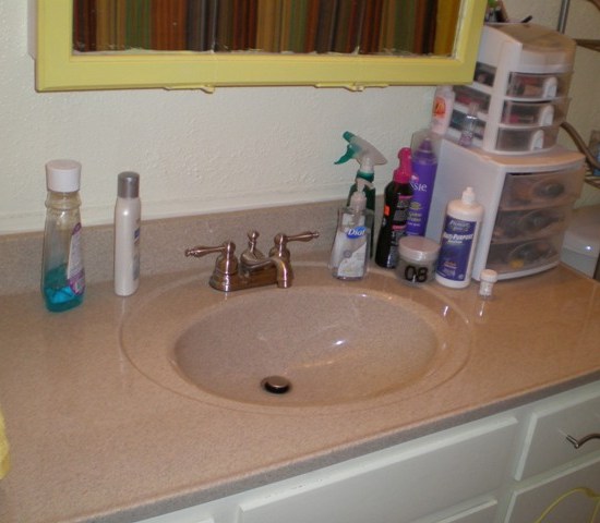New vanity top