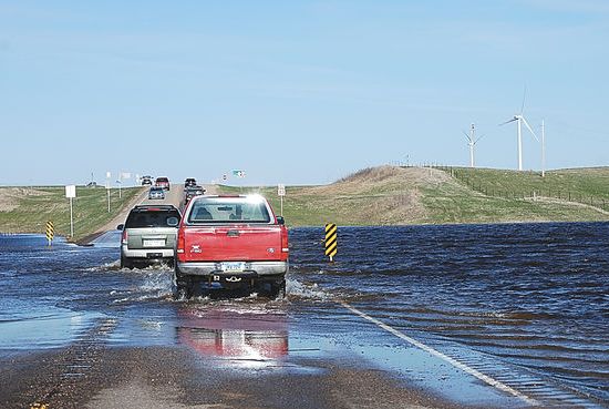 Hwy 23 south of Minot