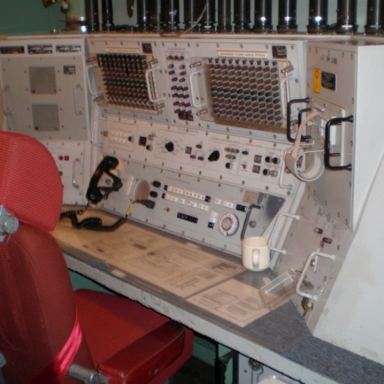 Missile control panel