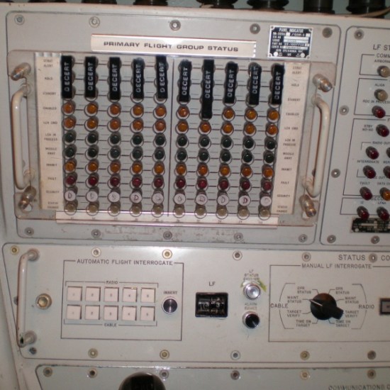 Missile control panel