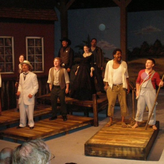 The musical Big River at Frost Fire Theatre