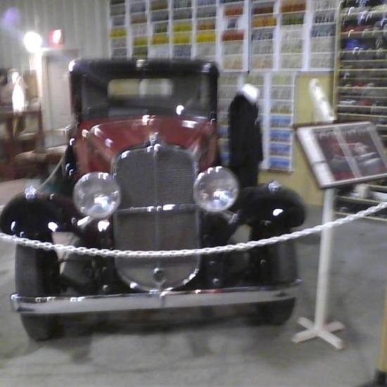 a 1931 pontiac at the pembina county museum
